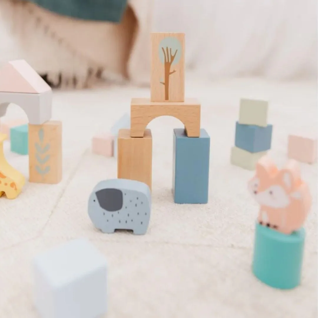 BUBBLE Wooden Activity Blocks (12m )