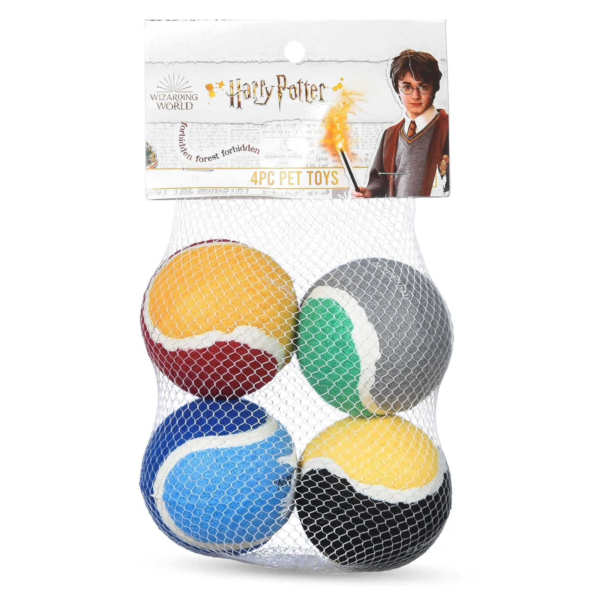 Hogwarts Pet Tennis Balls 4-Pack